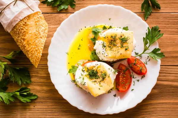 Gesunde Rezepte mit Wachteleiern - pochierte Eier